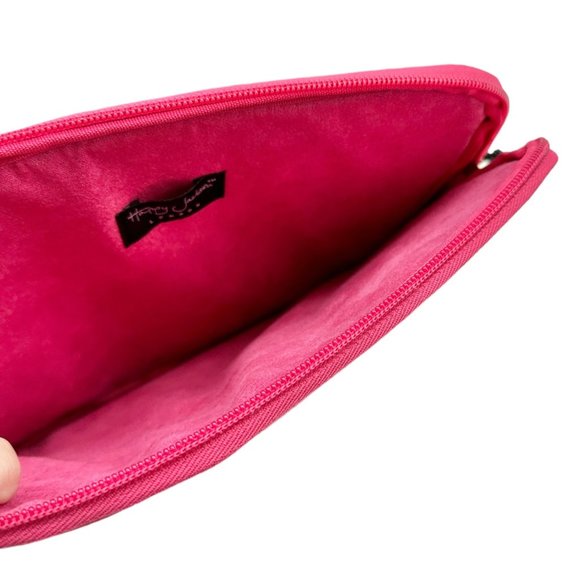 Happy Jackson Tablet Case Red Hello Beautiful Shiny Vinyl Padded Pink Inside NWT - Picture 10 of 14